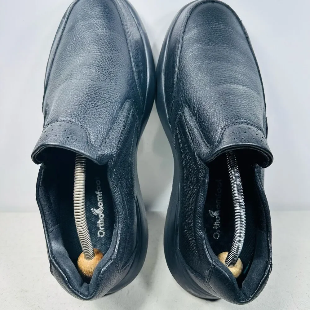 Men's Orthopedic Leather Dress Walking Shoes: Flat Feet Plantar 43-9-9,5